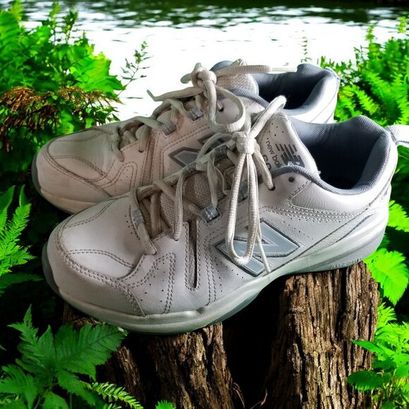 New Balance 608 V5 Women's Size 8 White Athletic Training Walking Shoes 11702 - Picture 4 of 8